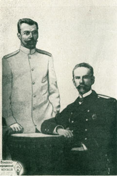 А. Л. Поленов и В. И. Исаев перед поездкой в противочумную экспедицию в Астраханский край (1901 г.)