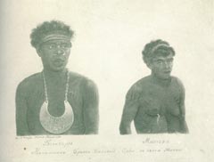 Начальник брокен-байского племени Бонгари со своей женой Маторой