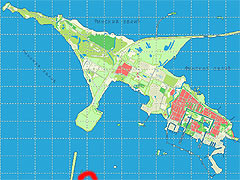 Карта Кронштадта. Форт «Пётр I»