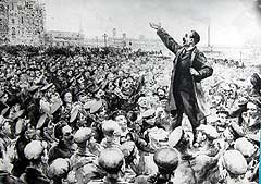 Кронштадт. Митинг на Якорной площади в 1905 году.