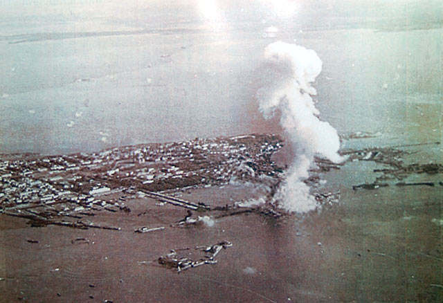 Взрыв на линкоре «Марат» 21 сентября 1941 г. Кронштадт.
