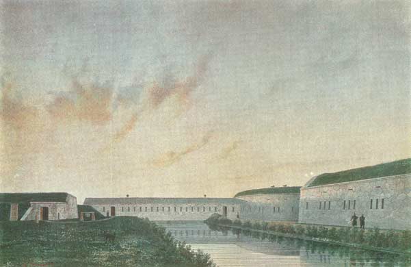 Западный фронт Кронштадтской крепости. Северное ботардо.