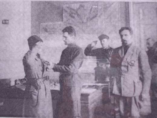 А. И. Сидякин и П. Е. Дыбенко. 1921 г.